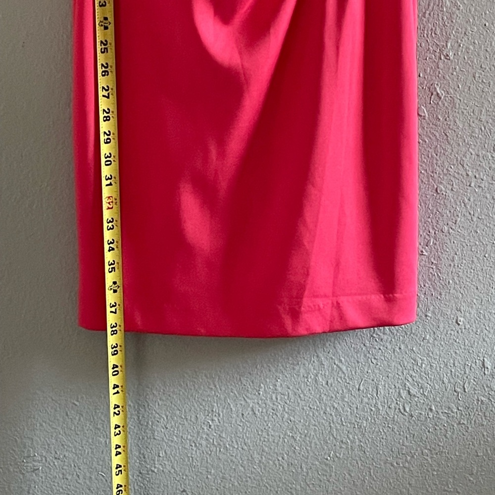 Calvin Klein Fuchsia Ruched Mini Dress - Picture 7 of 11